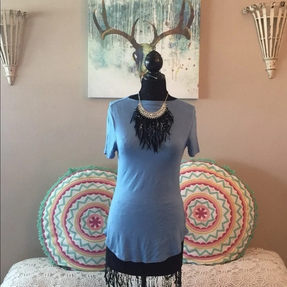 NWT multiple sizes‎ blue blouse - Picture 4 of 4